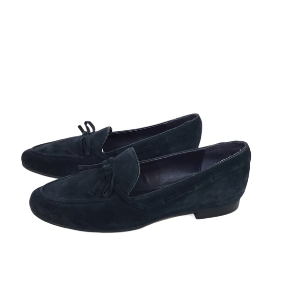 VanELI Navy Blue Suede Moccasin Loafers EUC - Picture 2 of 8